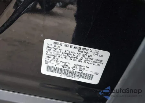2023 Nissan Ariya Engage z USA, uszkodzony, nr VIN JN1AF0BA9PM408110